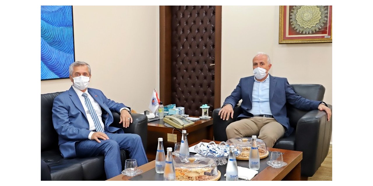 Şahinbey Belediye Başkanı Tahmazoğlu, Başkan Gültak ile buluştu