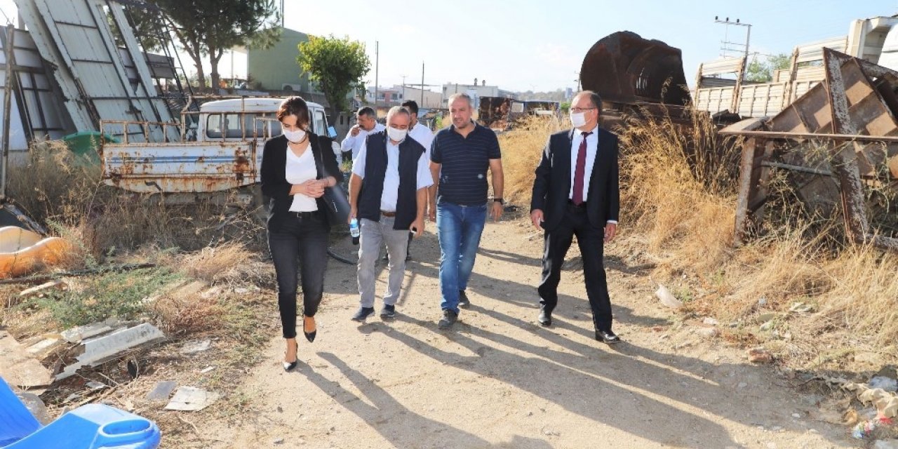 Başkan Çetin Akın’dan Turgutlu Belediye şantiyesine ziyaret