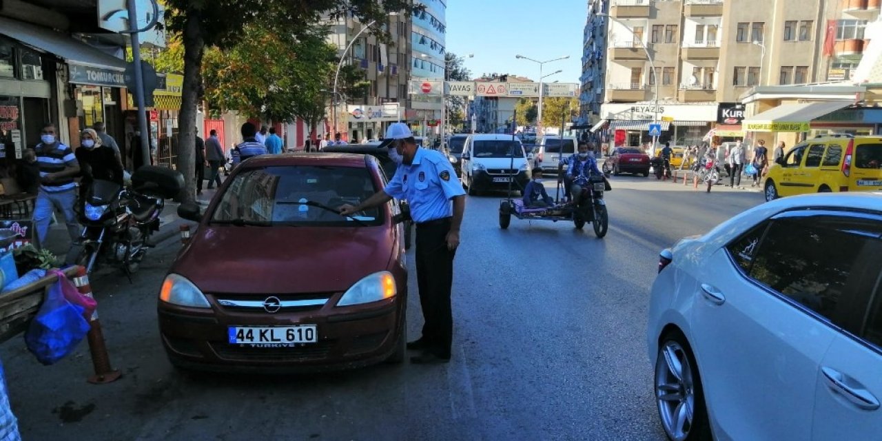 Malatya’da zabıta ekiplerinden trafik denetimi
