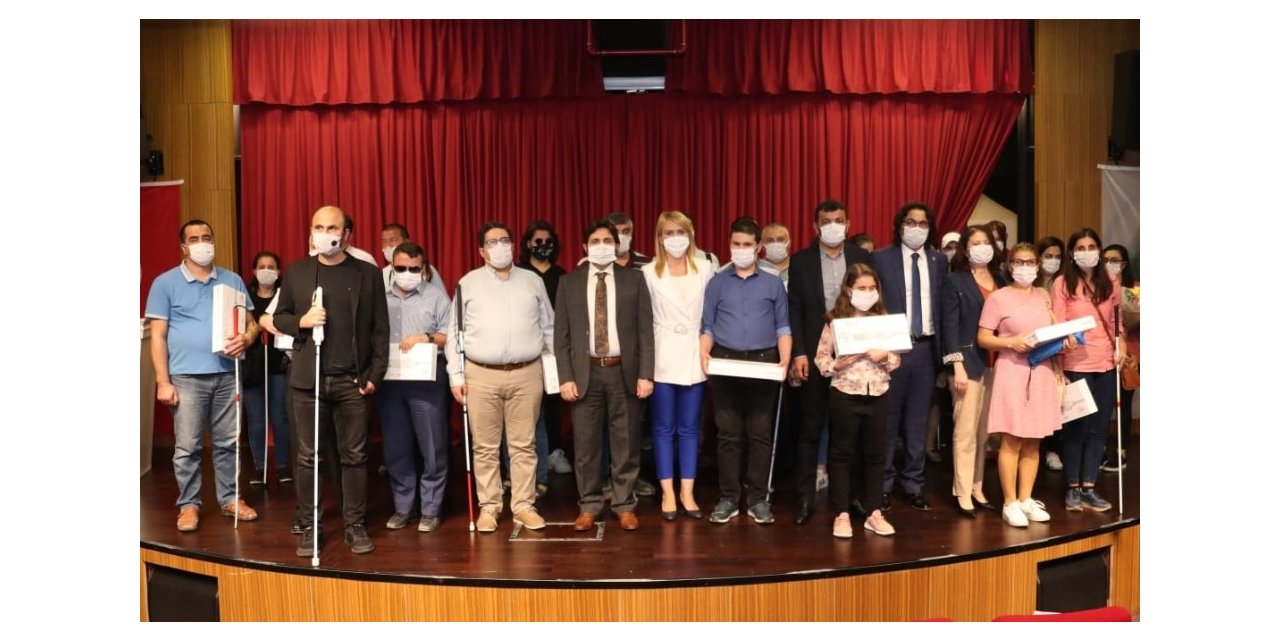 Merkezefendi Belediyesinden görme engellilere akıllı baston