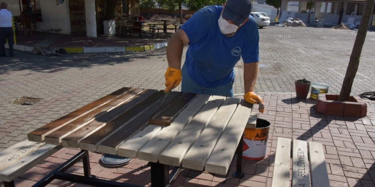 Aliağa’daki Horozgediği Mahallesi’ne dip köşe düzenleme