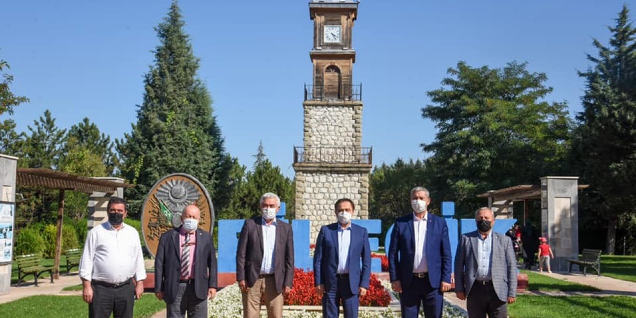 İl Genel Meclis Başkanı Yılmaz’dan Belediye Başkan Şahin’e ziyaret