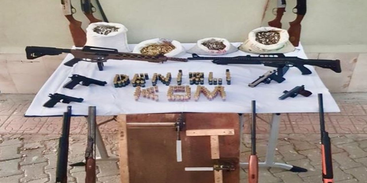 Denizli’de silah kaçakçılarına operasyon:7 gözaltı