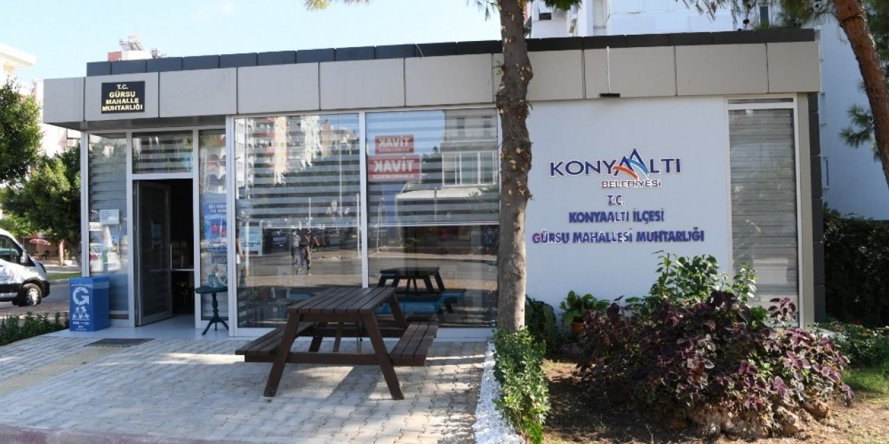 Konyaltı’na modern muhtarevleri