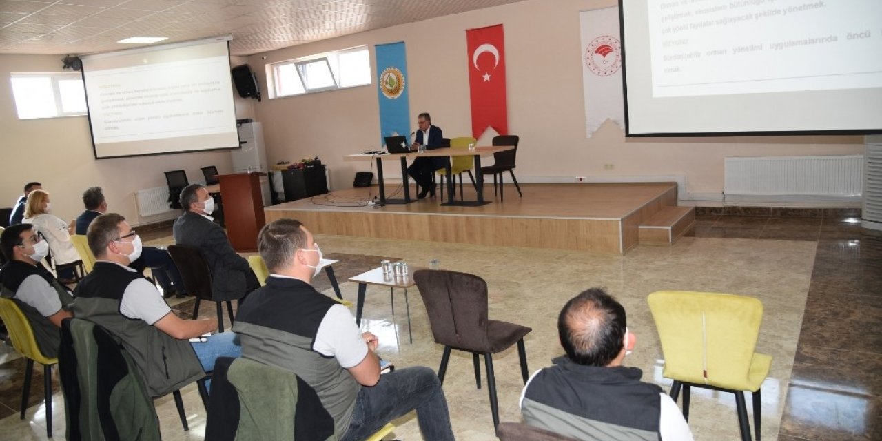 Orman Bölge Müdürlüğünde 45 yeni personele hizmet içi eğitim