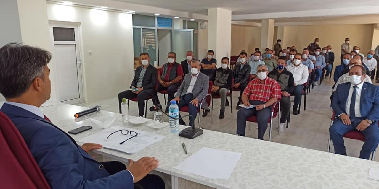 Kaymakam Erdoğan muhtarlarla Seydişehir'in sorunlarını görüştü