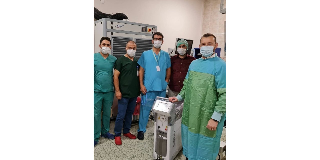 Develi’de ‘Holmium Lazer’ cihazı hizmet vermeye başladı