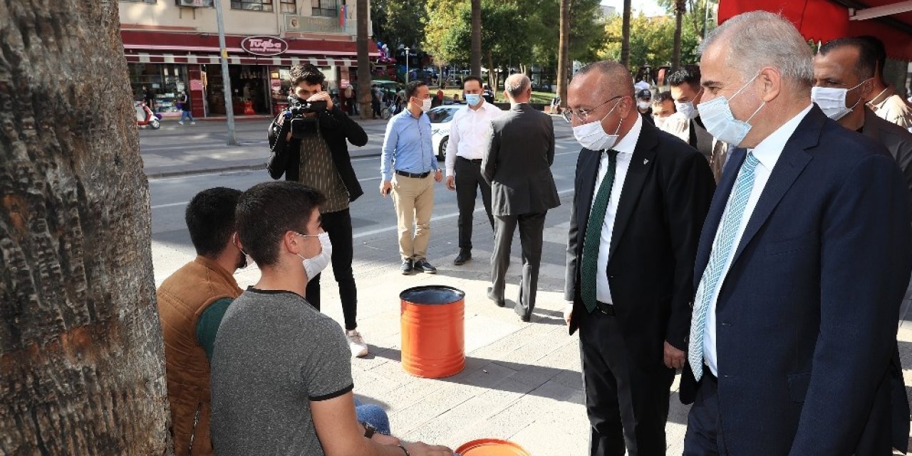 Denizli’de korona virüs denetimleri sürüyor