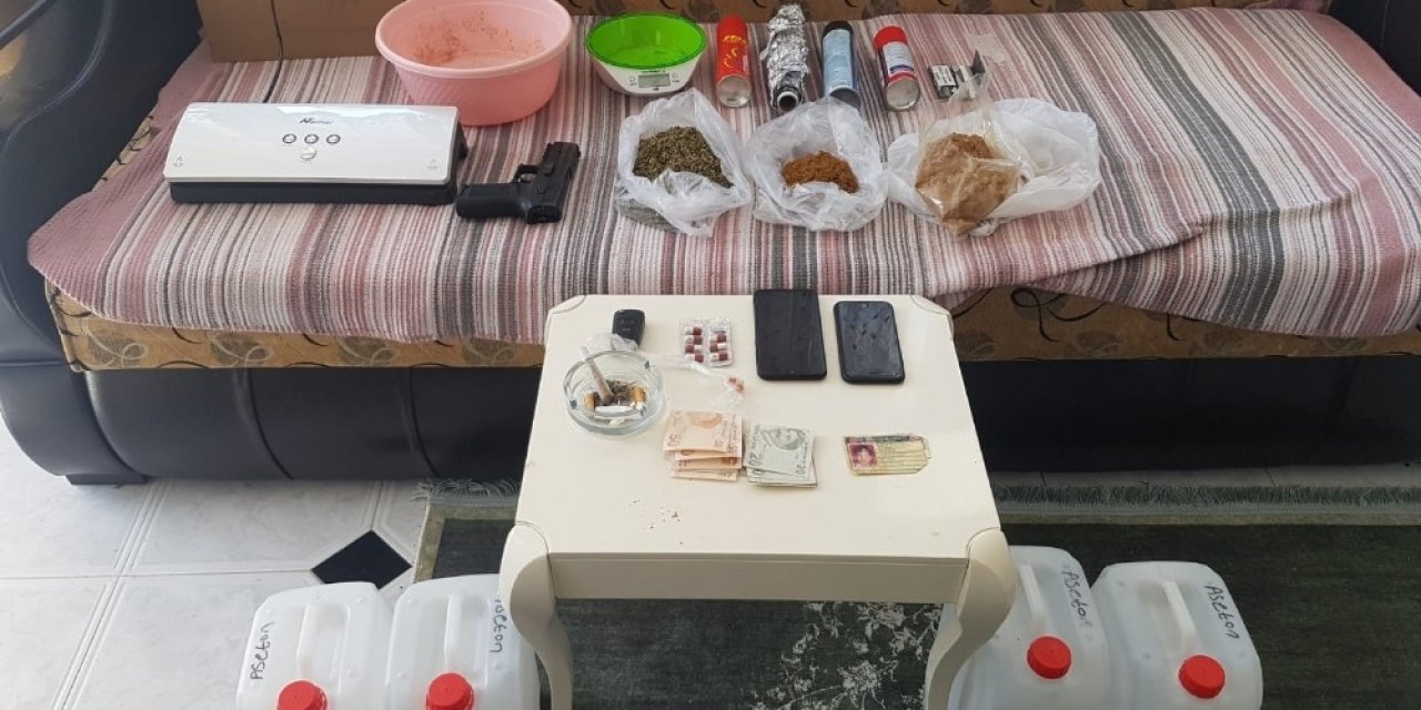 Fare ilacıyla uyuşturucu yapıp satan 3 kişi yakalandı
