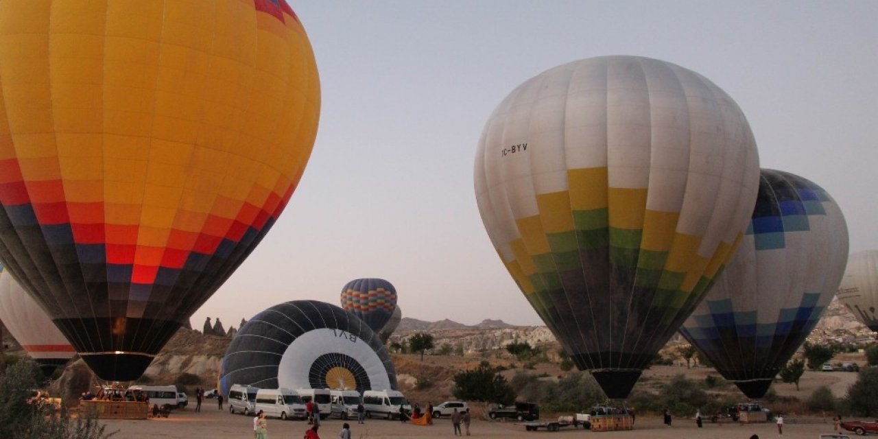 Yerli ve milli balonlar Kapadokya semalarında