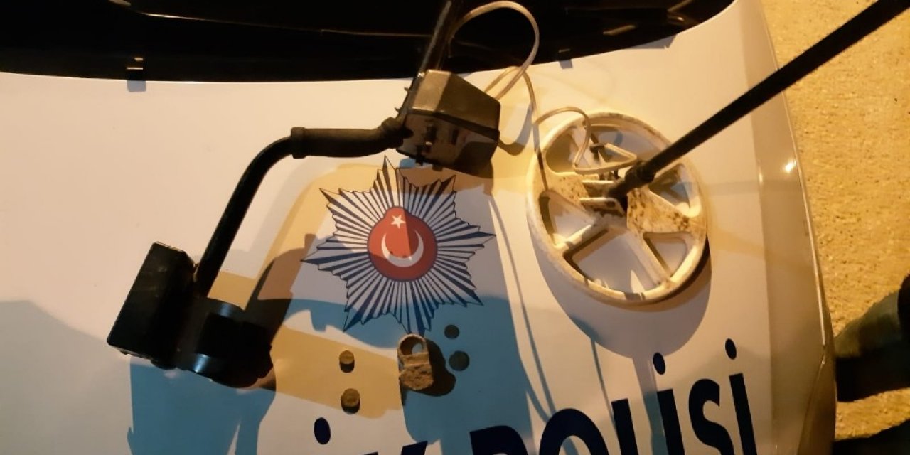 Bursa’da yol uygulamasında tarihi sikke ele geçirildi