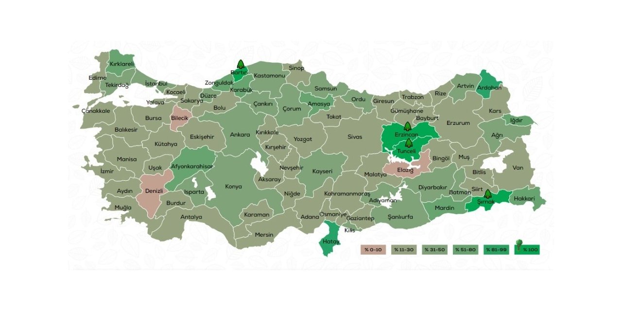 Düzce’de 131 bin 775 fidan dikilecek