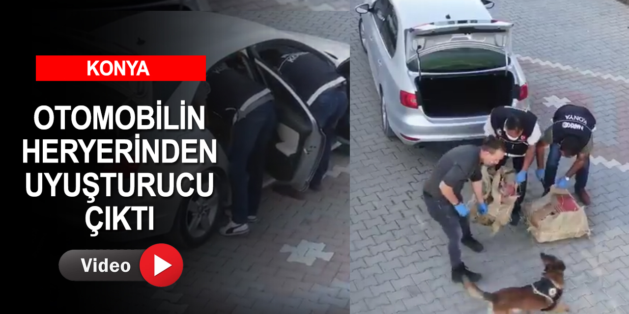 Konya'da ihbar üzerine durdurulan araçta uyuşturucu çıktı! Yabancı uyruklu 4 zanlı yakalandı
