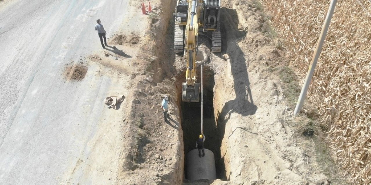 Karaman’da yağmursuyu ve kanalizasyon hatlarının yapımı tamamlandı