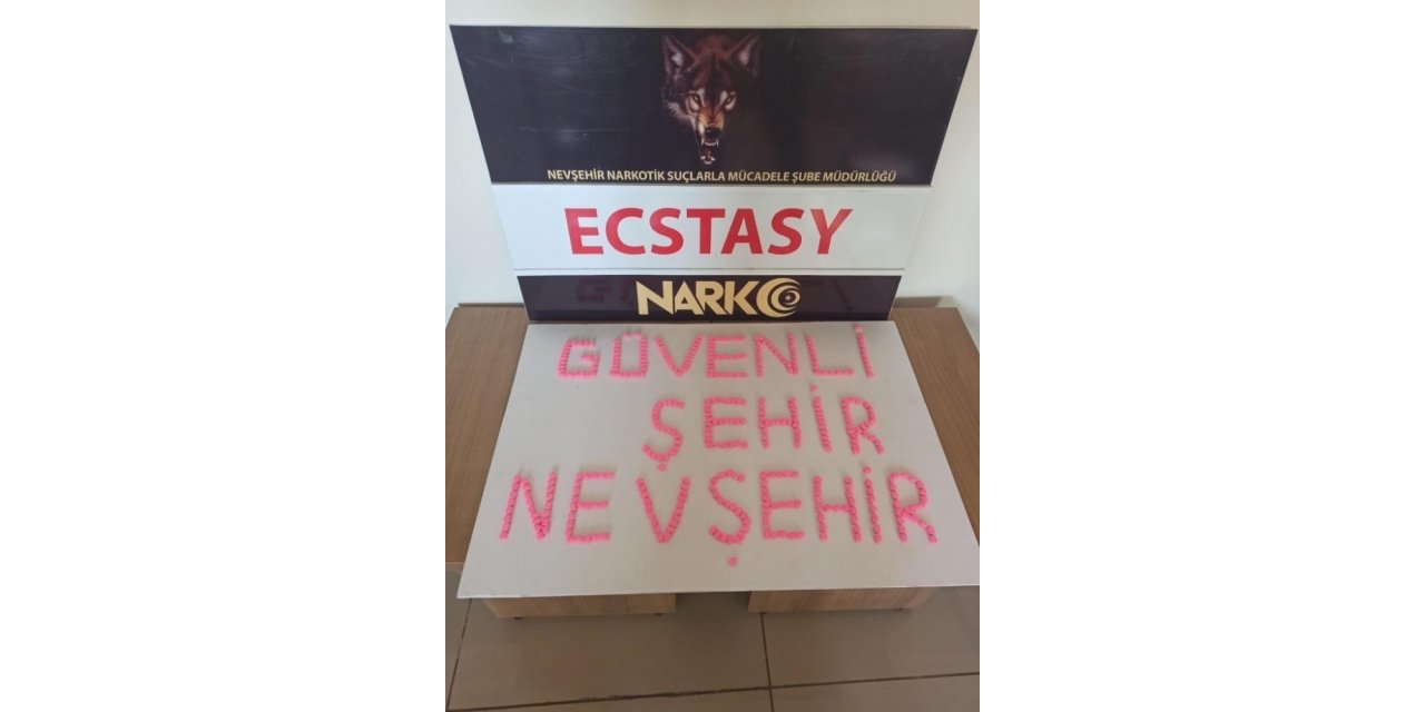 Nevşehir’de 490 adet uyuşturucu hap ele geçirildi