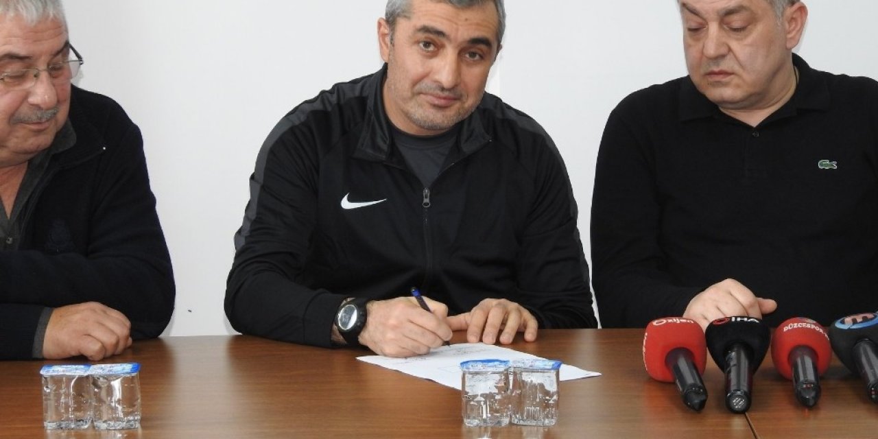 Düzcespor Teknik Direktörü Mustafa Sarıgül istifa etti