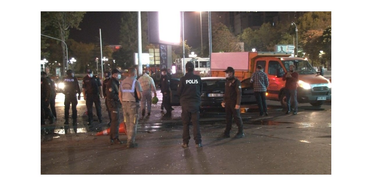 Ankara’da kadın sürücü ortalığı birbirine kattı: 3 yaralı