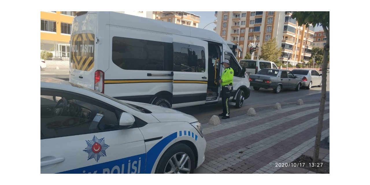 Okul servislerine sıkı takip