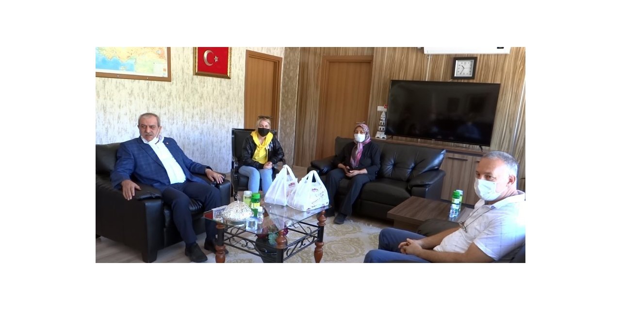 Esnaftan kaymakama ’hoş geldin’ ziyareti