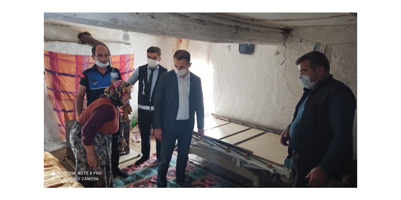 Gördes’te ihtiyaç sahiplerine hasta yatakları teslim edildi