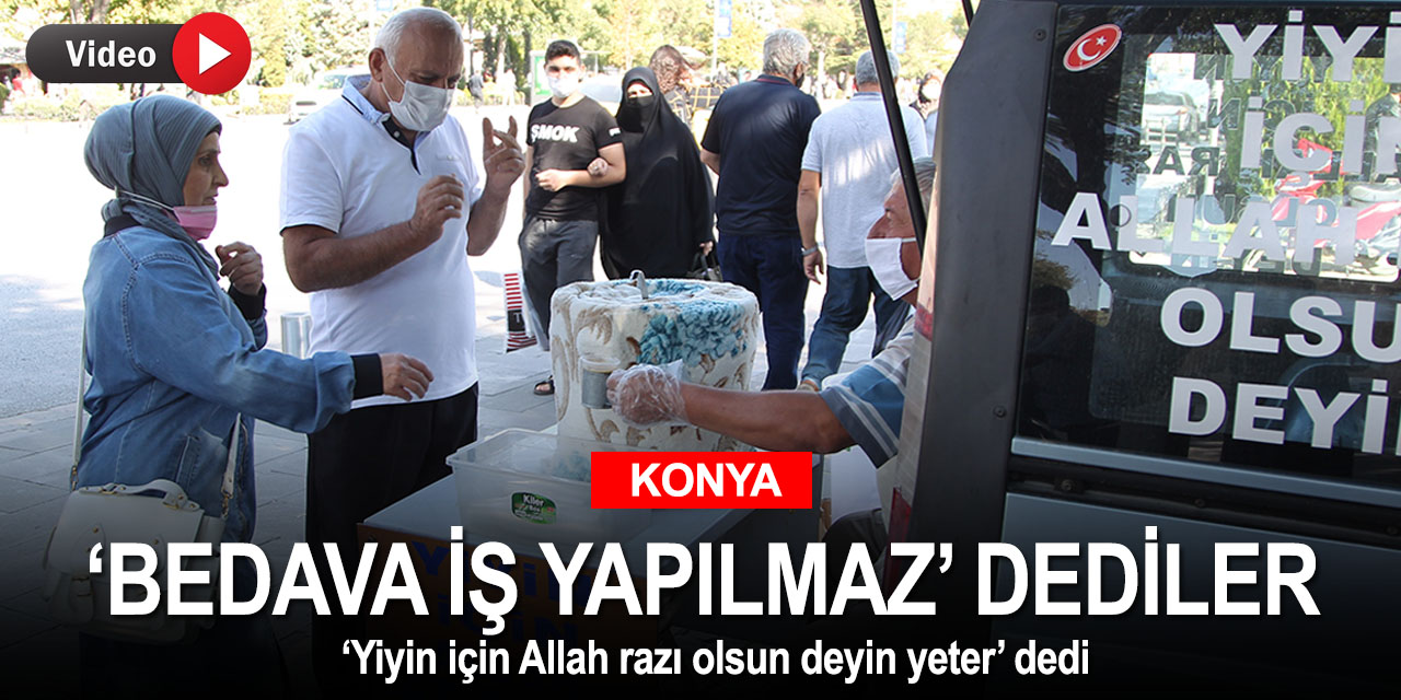 Konya'da 3 yıldır çorba ikram eden Lokman Yıldız şehrin sembollerinden oldu