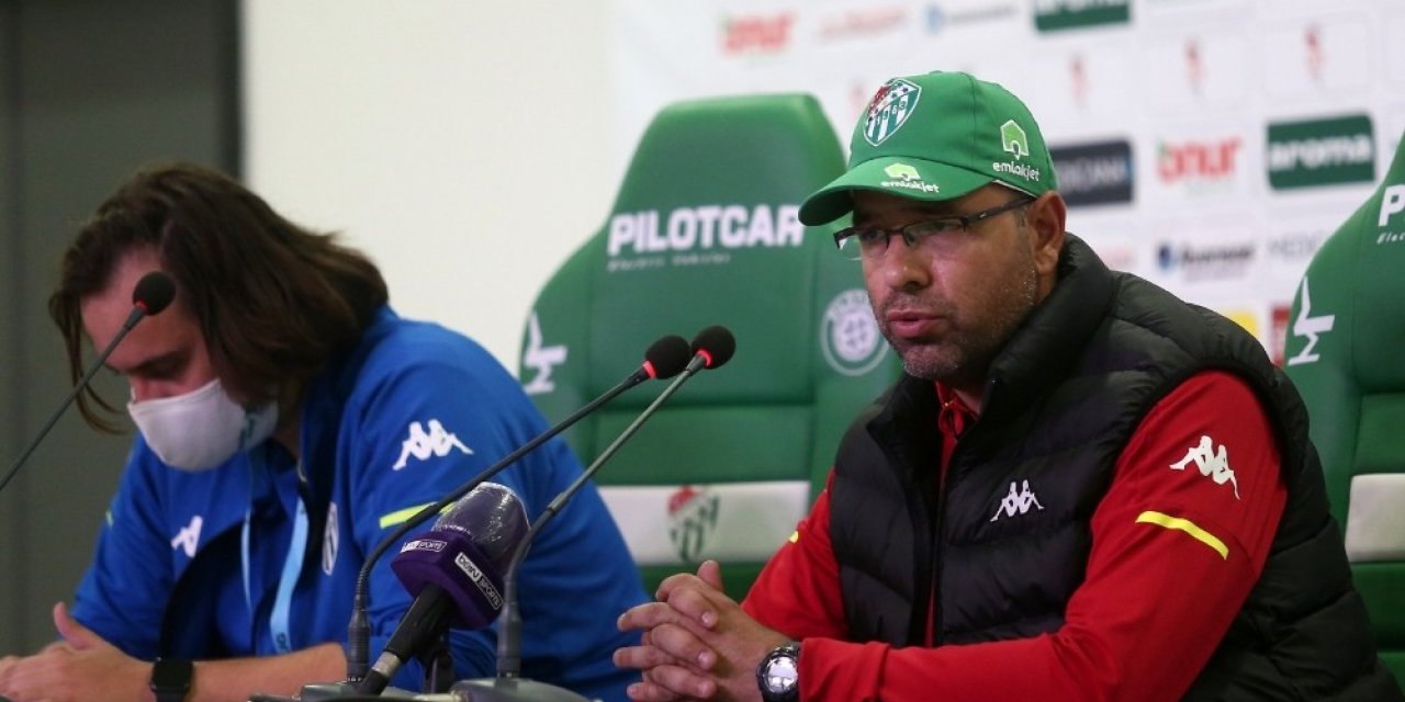 Bursaspor Teknik Sorumlusu Fazıl Tan: “Risk aldık, kazandık”