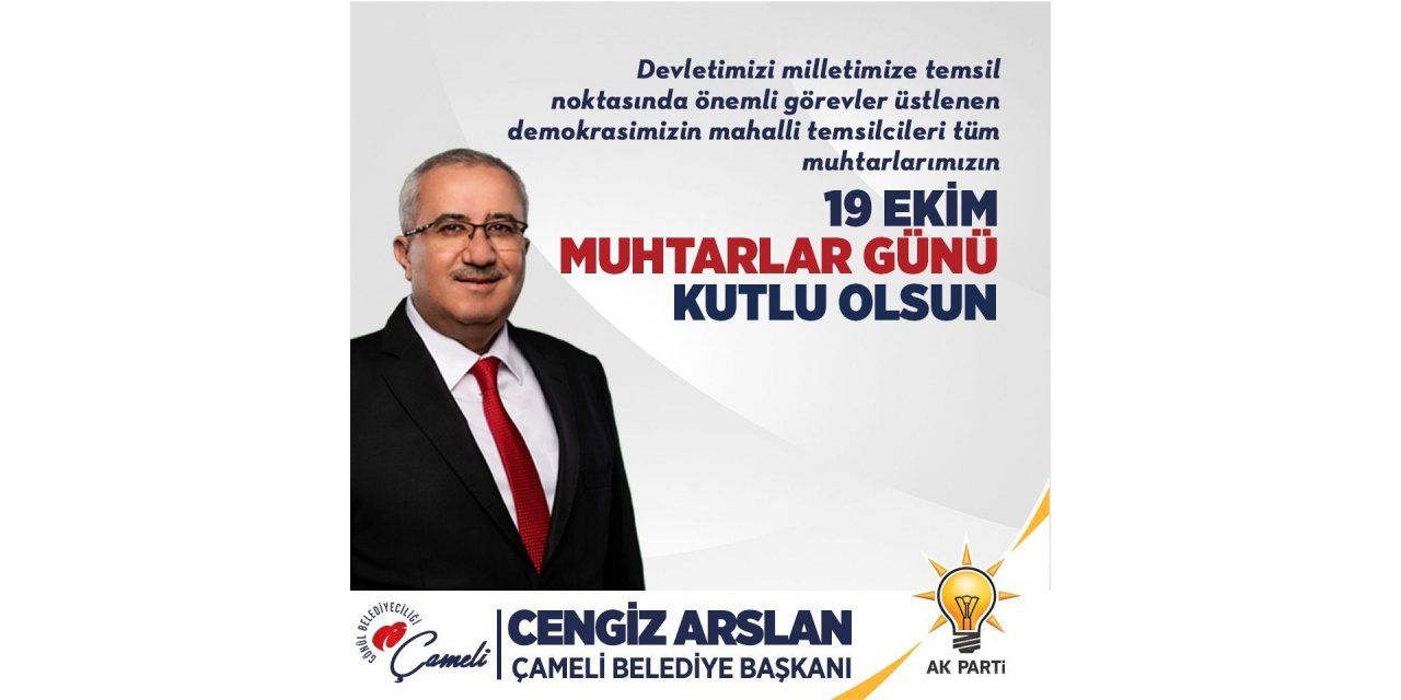 Başkan Arslan muhtarları unutmadı