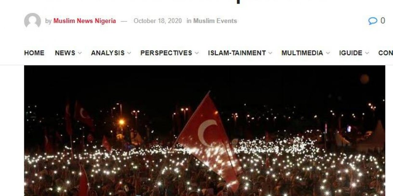 “15 Temmuz Darbe Girişimi” Afrika basınında