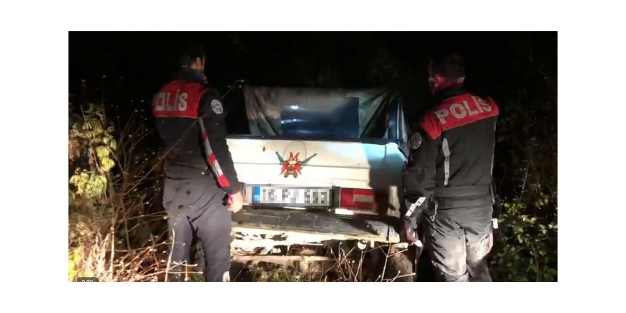 Aracında tüfek olan sürücü polisten kaçtı, ceza yedi