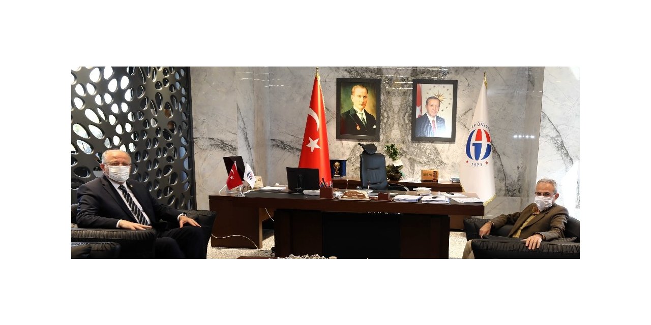 Koçer‘den Rektör Özaydın’a hayırlı olsun ziyareti