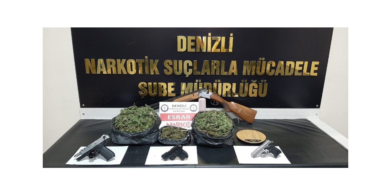 Denizli’de uyuşturucu tacirlerine operasyon: 24 gözaltı