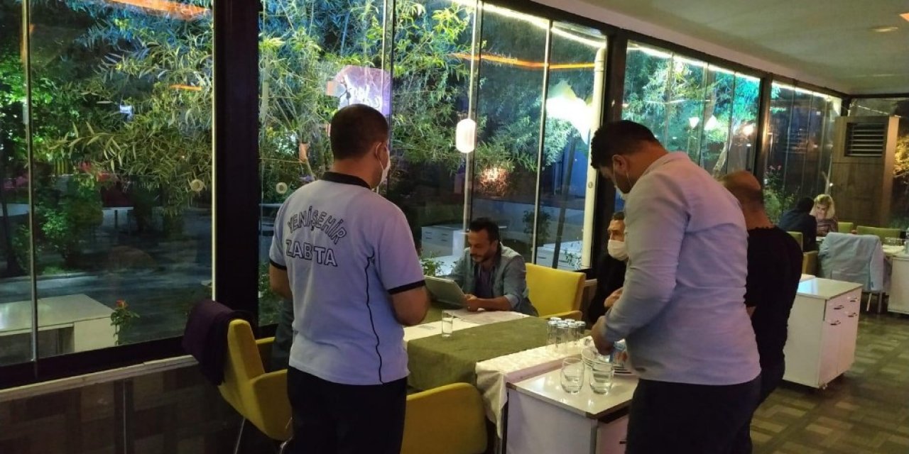 Yenişehir’de kafe ve restoranlar denetlendi
