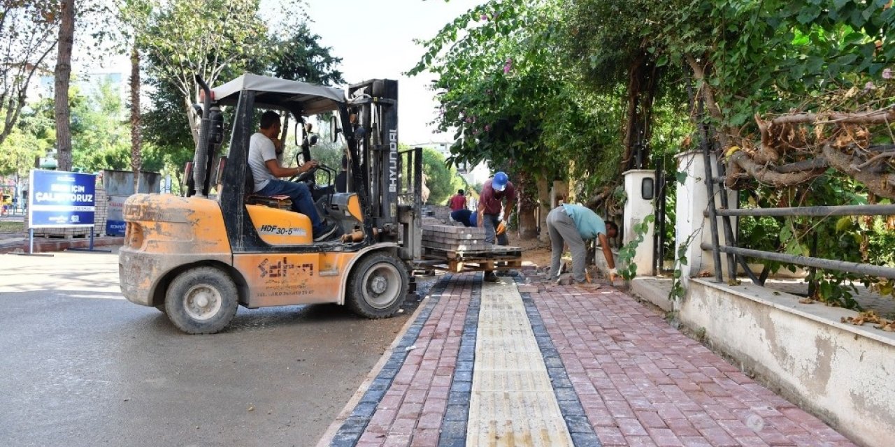 Konyaaltı’na 20 bin metrekare kaldırım