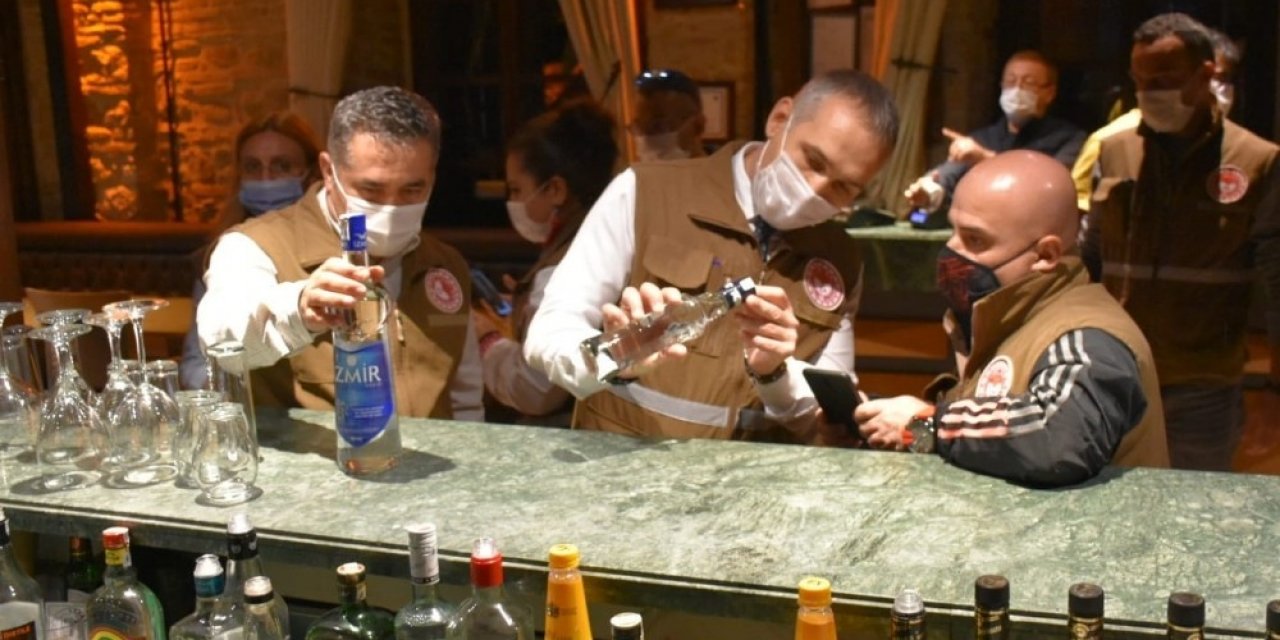 Manisa Tarım ve Orman Müdürlüğünden alkollü içki denetimi
