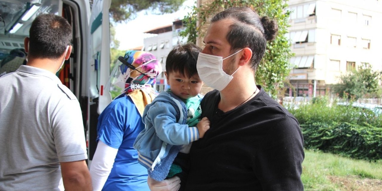 Kontrolden çıkan minibüs takla attı: 5 yaralı