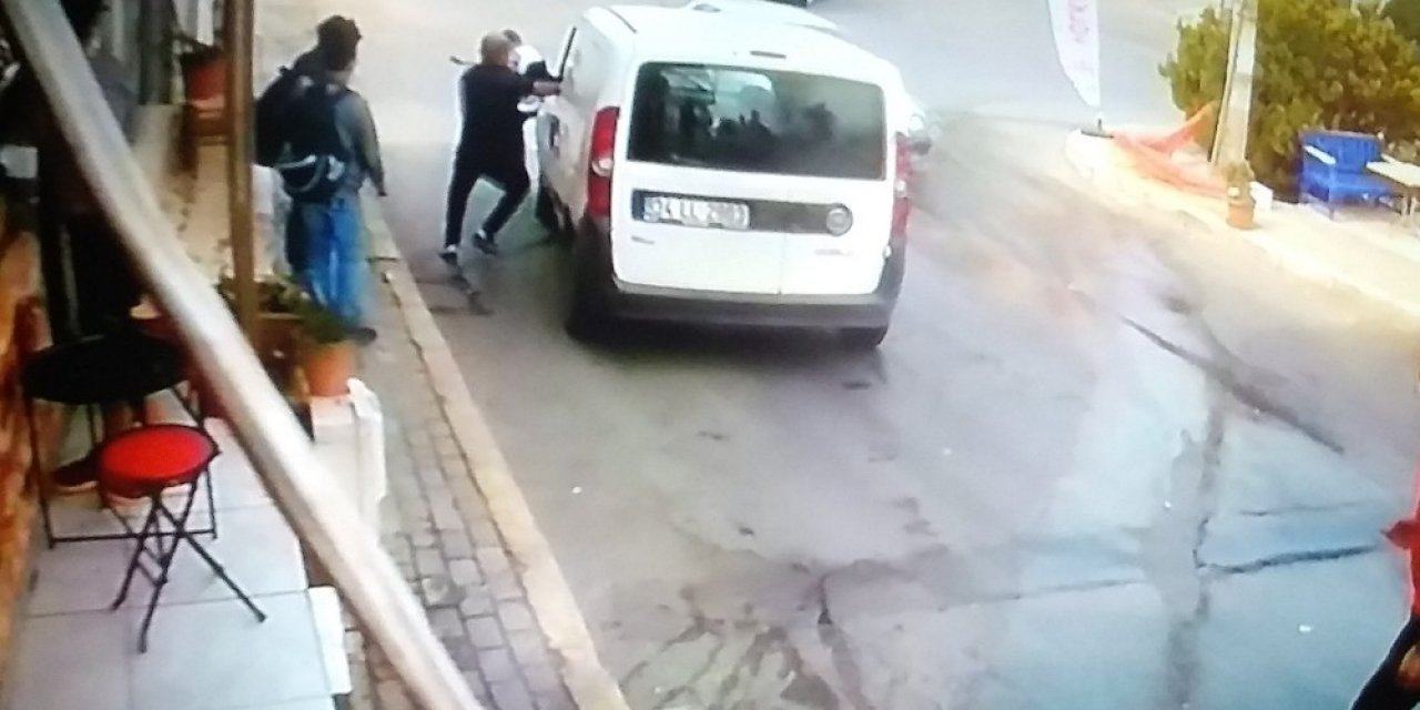 İzmir’deki kahramanlık anları güvenlik kamerasında