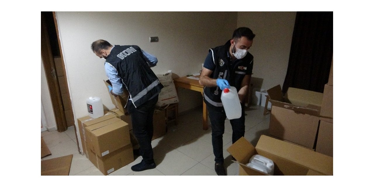 Adana’da bin 305 litre etil alkol ele geçirildi