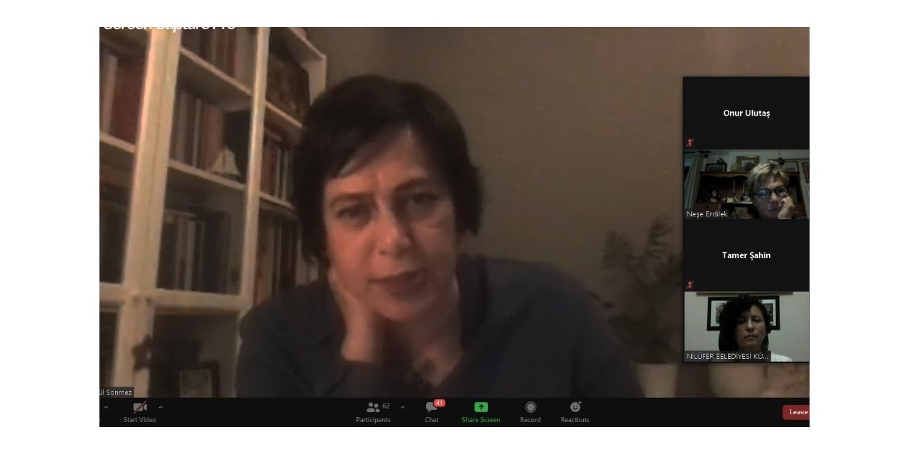 Nilüferli okuyucular dijital söyleşide buluştu
