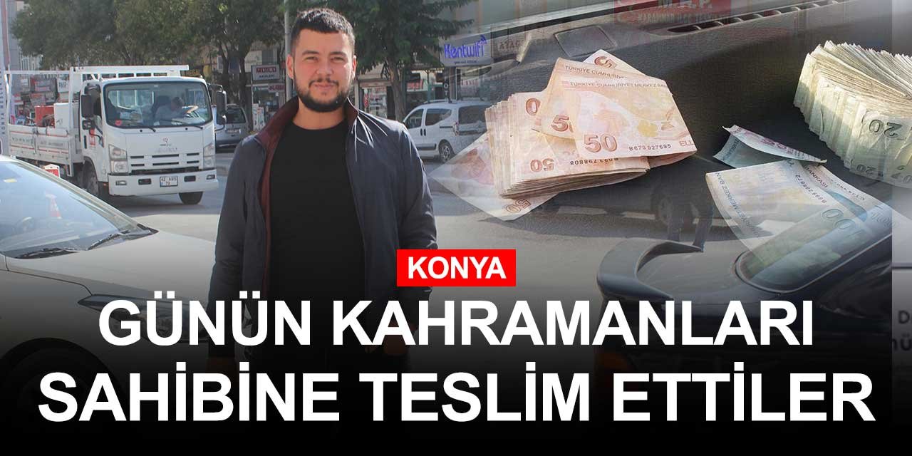 Konya'da günün kahramanları polis ekipleri oldu! Güvenlik kameraları büyük kaybı önledi