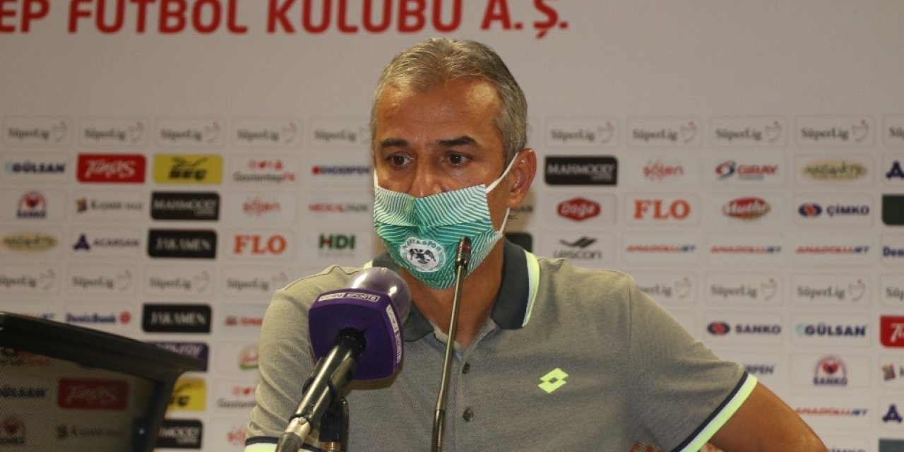 Konyaspor Teknik Direktörü Kartal Gaziantep maçını değerlendirdi