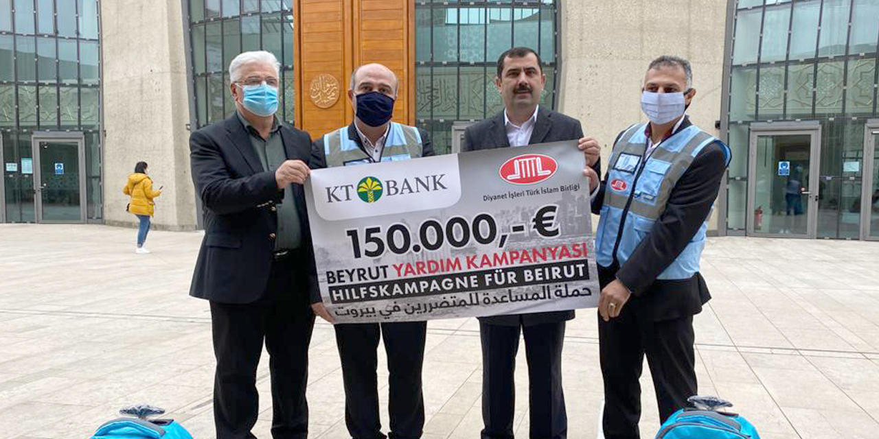DİTİB gönüllüleri yaraları sarmak için Beyrut’a gidiyor