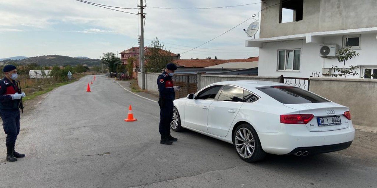 Vakaların arttığı Bigadiç'te bir mahalle karantinaya alındı
