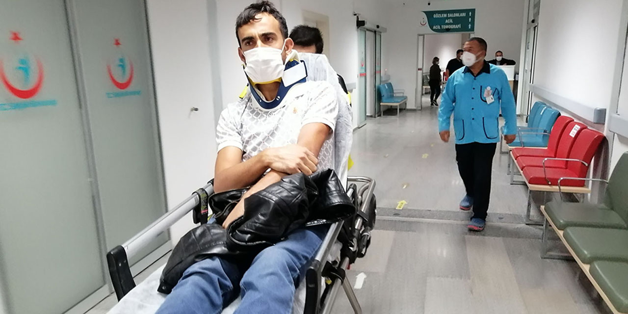Aksaray-Konya yolunda mazot tankeri yüklü tır şarampole devrildi! 1 yaralı