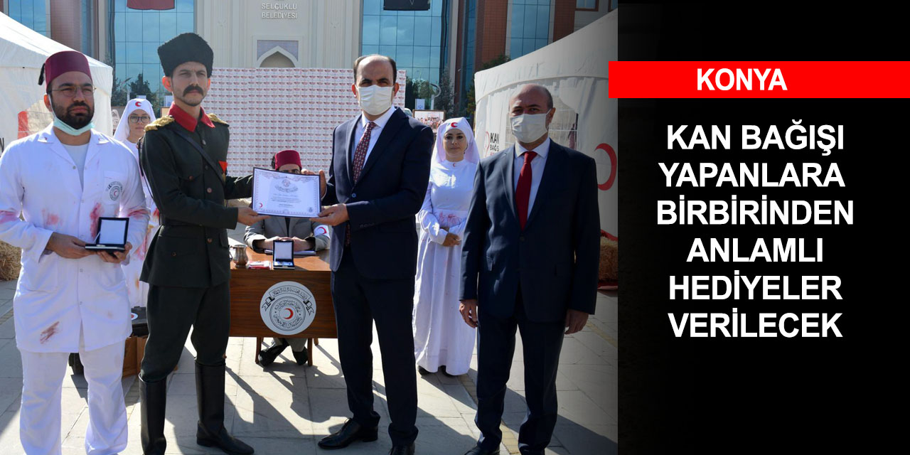 Konya'da Çanakkale temalı etkinlik! 1071 ünite kan bağışı hedefleniyor