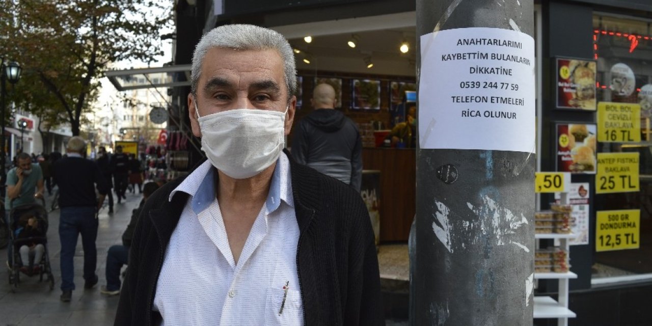 Evinin anahtarını ilanla arıyor
