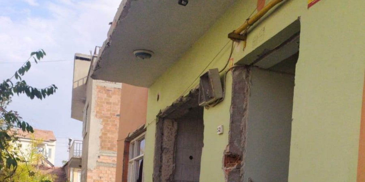 Depremde hasar gören evde hırsızlık yapan 1 kişi gözaltına alındı