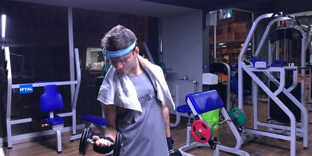 Konya'da spor salonları sıkı kovid tedbirleriyle sporcuları bekliyor