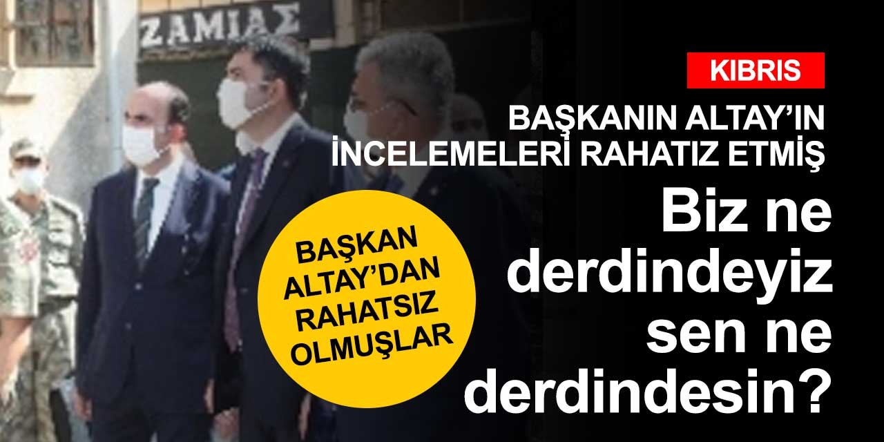 Konya Büyükşehir Belediye Başkanı Altay'ın Kıbrıs ziyareti rahatsız etmiş!