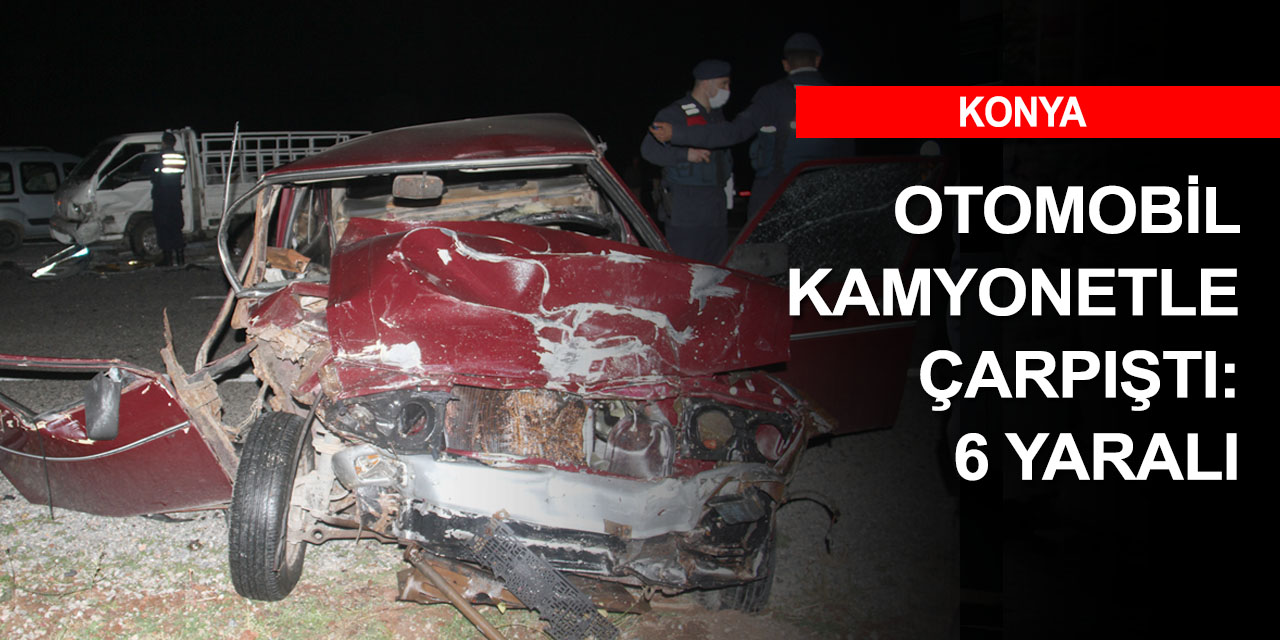 Beyşehir-Akseki yolunda feci kaza! 6 yaralı