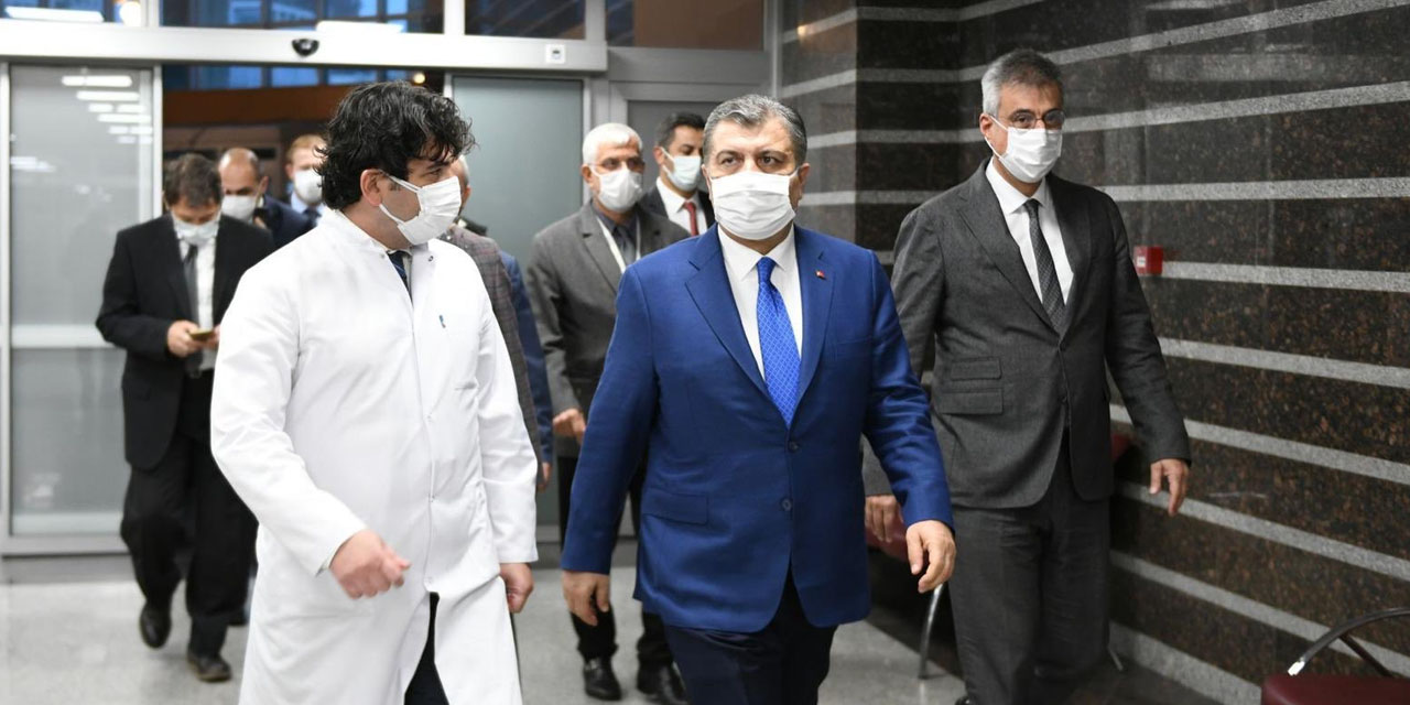 Bakan Koca Gaziosmanpaşa Eğitim ve Araştırma Hastanesinde kapasite artırımını değerlendirdi